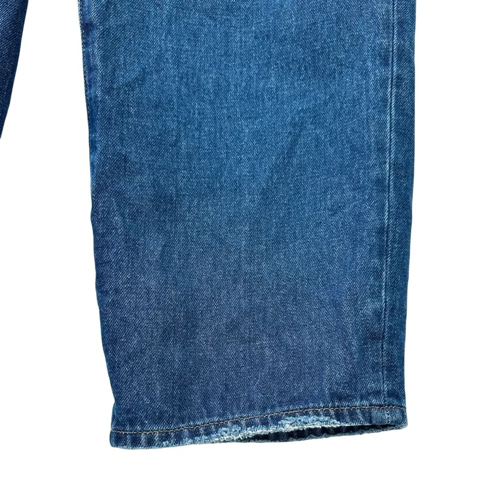 Madewell Baggy Straight Jeans in Dark Worn Indigo Wash sz 29 - Picture 5 of 13
